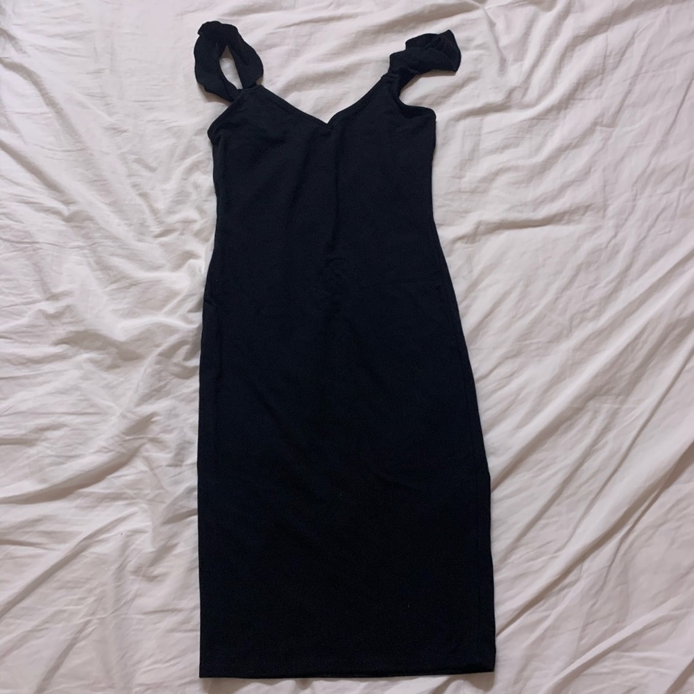 Mini black dress